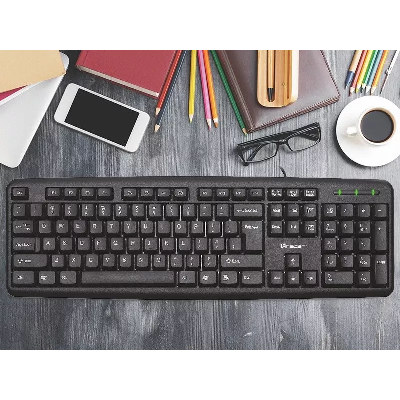 Klawiatura Tracer Maverick USB Czarna