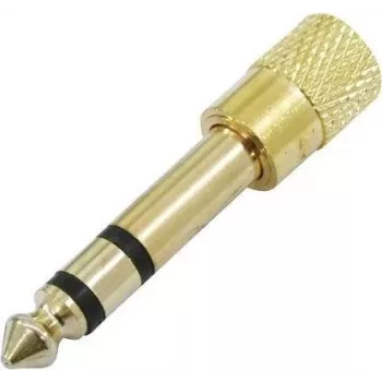 Adapter audio Omnitronic 3.5 mm męski na 3.5 mm żeński — zestaw 10 szt.