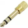 Adapter audio Omnitronic 3.5 mm męski na 3.5 mm żeński — zestaw 10 szt.