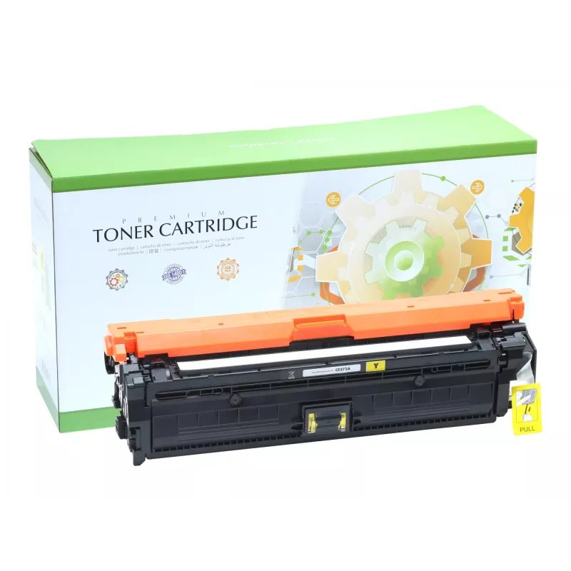 Kompatybilny zamiennik tonera STATIC do HP CE272A/CE342A/CE742A żółty regenerowany 7500 stron