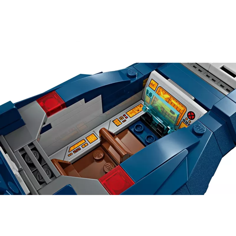 Klocki konstrukcyjne LEGO Marvel Super Heroes X-Jet 76281 z 5 minifigurkami