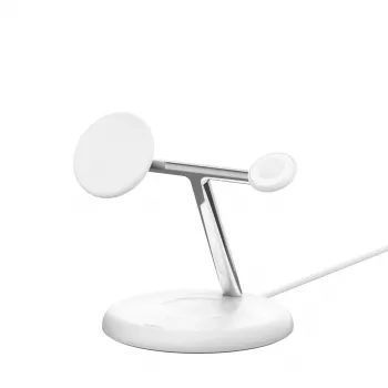 Ładowarka Belkin WIZ023VFBK do urządzeń mobilnych, słuchawek, smartfona, smartwatcha, czarna, USB, ładowanie bezprzewodowe, do użytku wewnętrznego