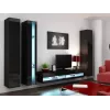 Regał Cama VIGO NEW 180/40/30 czarny/czarny połysk