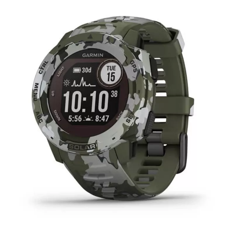 Zegarek GPS Garmin Instinct Solar Camo Edition Camouflage