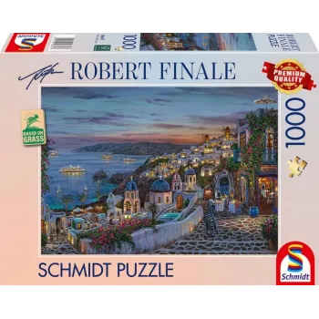Robert Finale: Santorini Sonnenuntergang, Puzzle 1000 elementów
