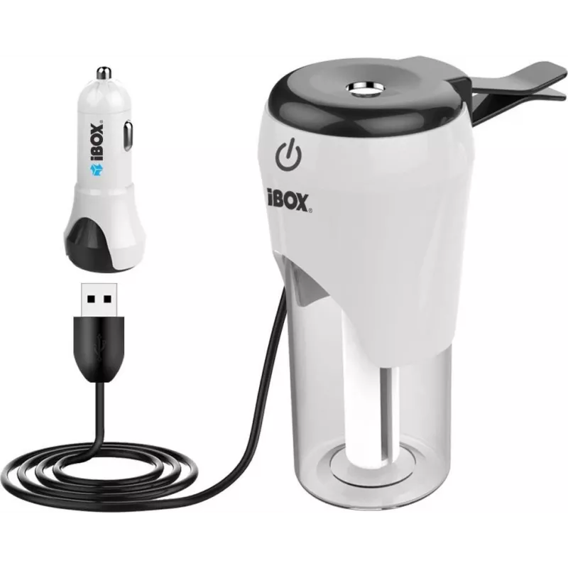 iBox ICCH-01 Ładowarka samochodowa USB z nawilżaczem powietrza i dyfuzorem zapachowym