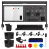 Ergo Office przegroda/organizer biurowy, maks. obciążenie 10 kg, tablica suchościeralna, szerokość 1116 mm, czarny, ER-301 B