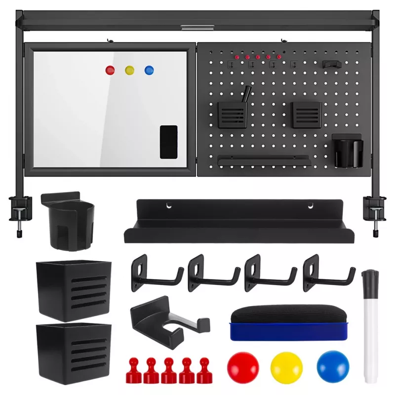 Ergo Office przegroda/organizer biurowy, maks. obciążenie 10 kg, tablica suchościeralna, szerokość 1116 mm, czarny, ER-301 B