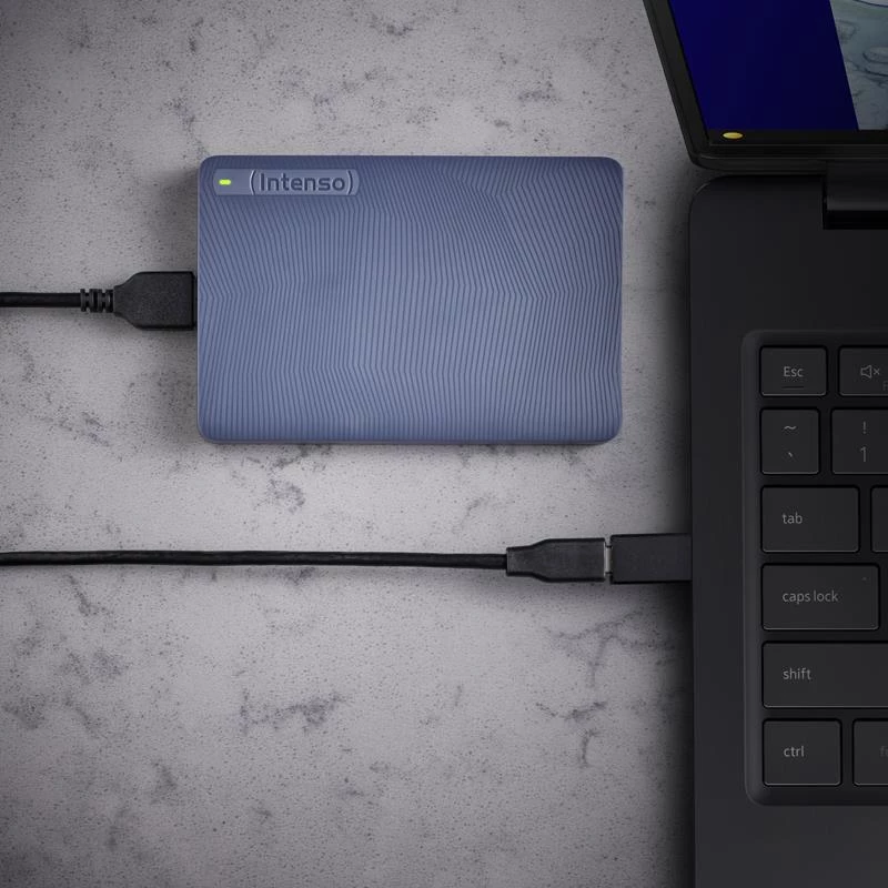Zewnętrzny dysk HDD | INTENSO | 1000 GB | Kolor niebieski | 6029565