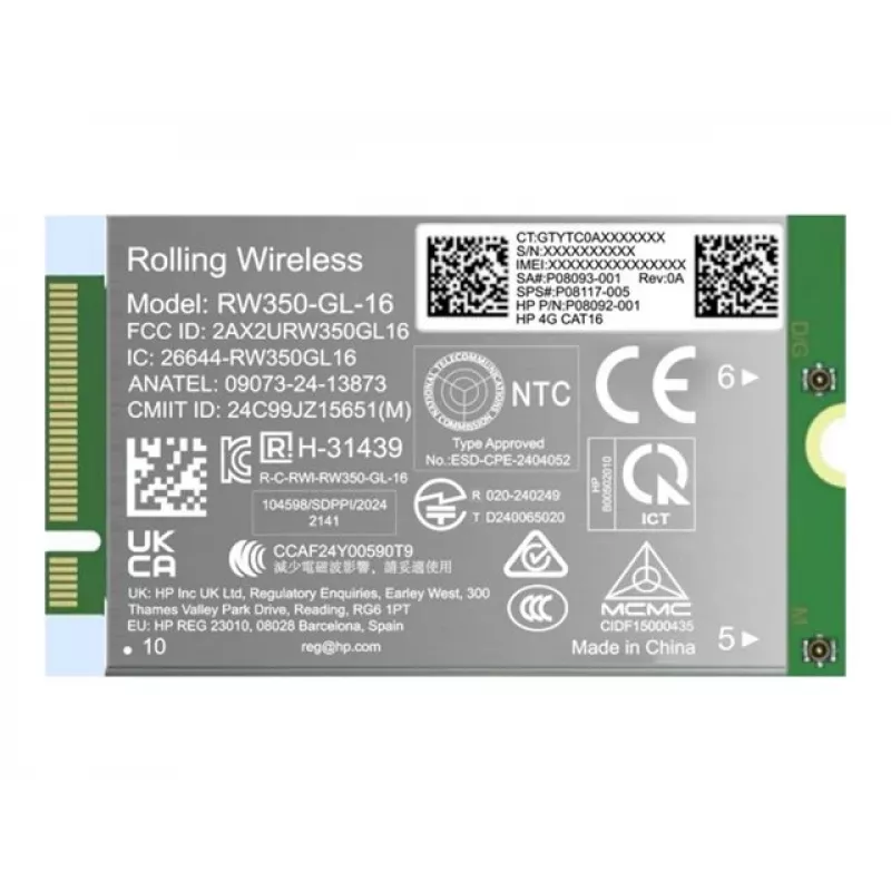 HP 4G LTE-Advanced Pro Cat16 WWAN B8BD2AA