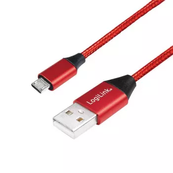 Kabel do telefonu komórkowego Logilink CU0151, czerwony