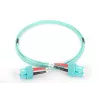DIGITUS Professional - Kabel krosowy - SC multi-mode (M) do SC multi-mode (M) - 2 m - Światłowód - 50/125 mikrometr - OM3 - Bezhalogenowy - akwamaryna