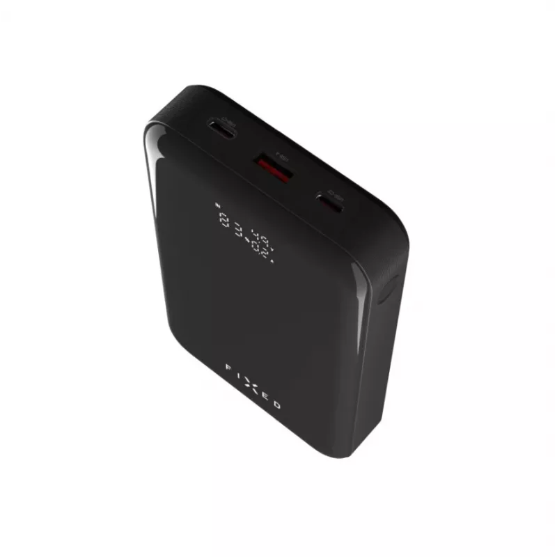 Powerbank FIXED Zen 20 Pro z wyświetlaczem LCD — 20000 mAh, wiele wyjść USB