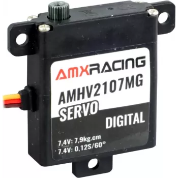Amewi Standard-Servo AMXRacing AMHV2107MG Midi Analog-Servo Getriebe-Material: Metal (28447)