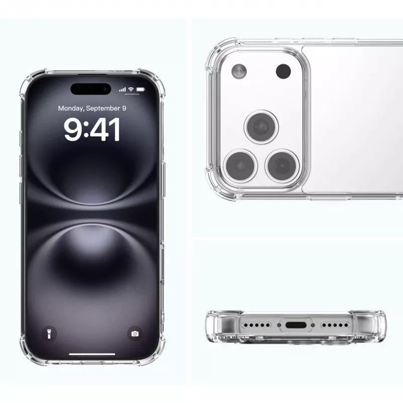 Border Case 4smarts Ibiza do Apple iPhone 17 Pro Max 17,5 cm Przezroczysty