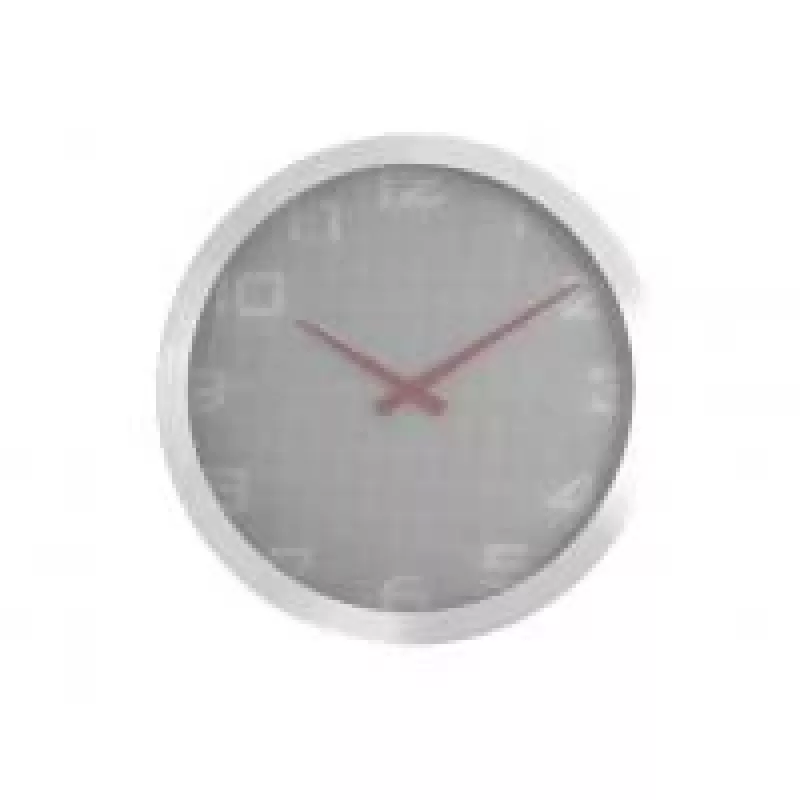 Zegar ścienny NeXtime 3019 Dots, Ø35 cm, szary