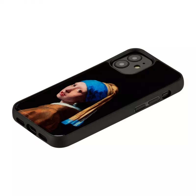 Etui ochronne iKins do Apple iPhone 12 mini — wzór: Dziewczyna z perłą