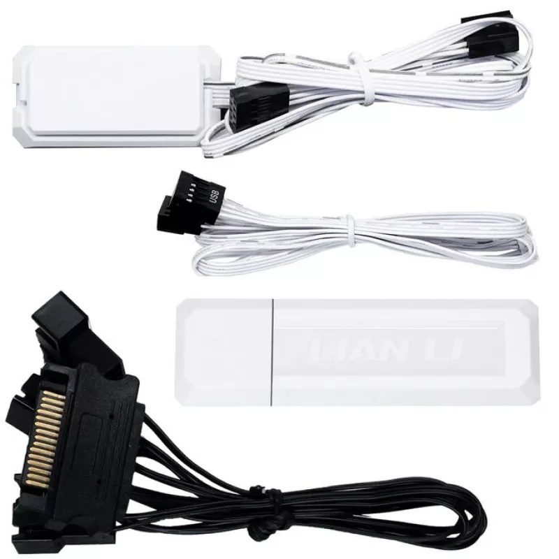 Wentylator obudowy LCD bezprzewodowy ARGB PWM 120mm Lian Li UNI FAN TL z wyświetlaczem LCD