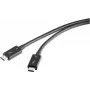 Renkforce Thunderbolt™-Cable Thunderbolt™ 4 Thunderbolt™ (USB-C®) Plug, Thunderbolt™ (USB-C®) Plug 0,80 m Czarny podwójnie ekranowany RF-5235980 (RF-5235980)