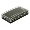 Hub USB DeLOCK 4-portowy zewnętrzny USB 2.0 480 Mbit/s