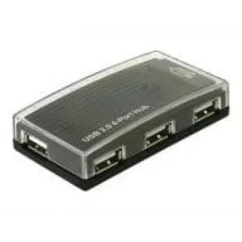 Hub USB DeLOCK 4-portowy zewnętrzny USB 2.0 480 Mbit/s