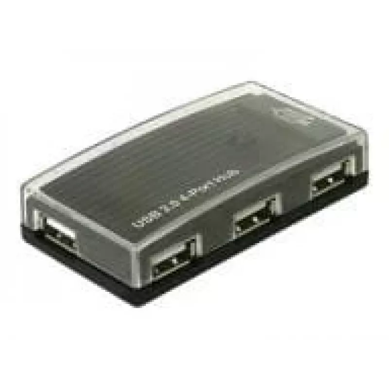 Hub USB DeLOCK 4-portowy zewnętrzny USB 2.0 480 Mbit/s