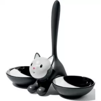 Alessi Tigrito Katzennapf Czarny (AMMI09 B)