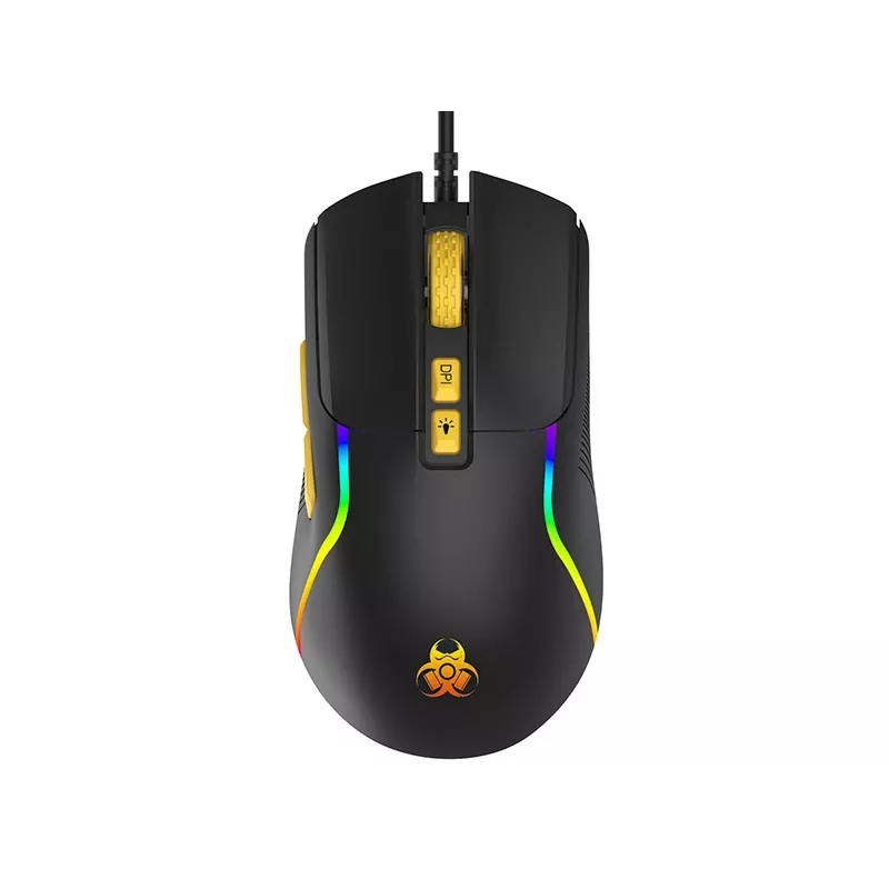 Zestaw Tracer HORNET 87 klawiatura i mysz Gaming USB QWERTY Czarny, Żółty