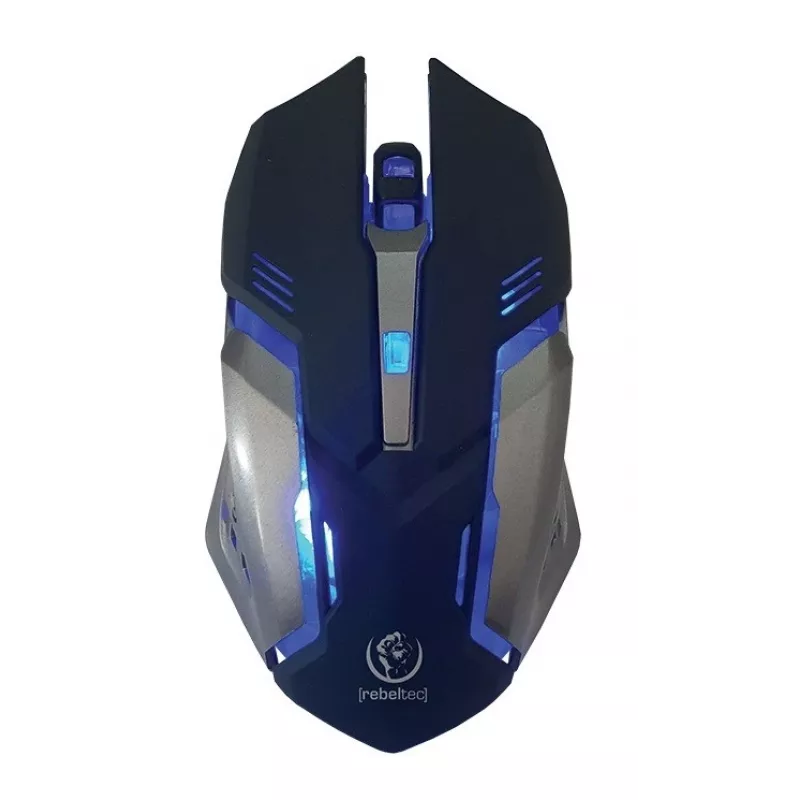 Klawiatura z myszą Rebeltec SHERMAN Gaming USB QZERTY angielska czarna