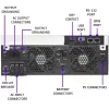 Qoltec, przetwornica napięcia, hybrydowy falownik solarny Off-Grid 4kVA 4kW 120A MPPT LCD Wi-Fi BMS Sinus