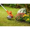Black & Decker BESTA525-QS, podkaszarka do trawy, 25 cm, nylonowa linka, uchwyt pętlowy D, 1,6 mm, 10 m