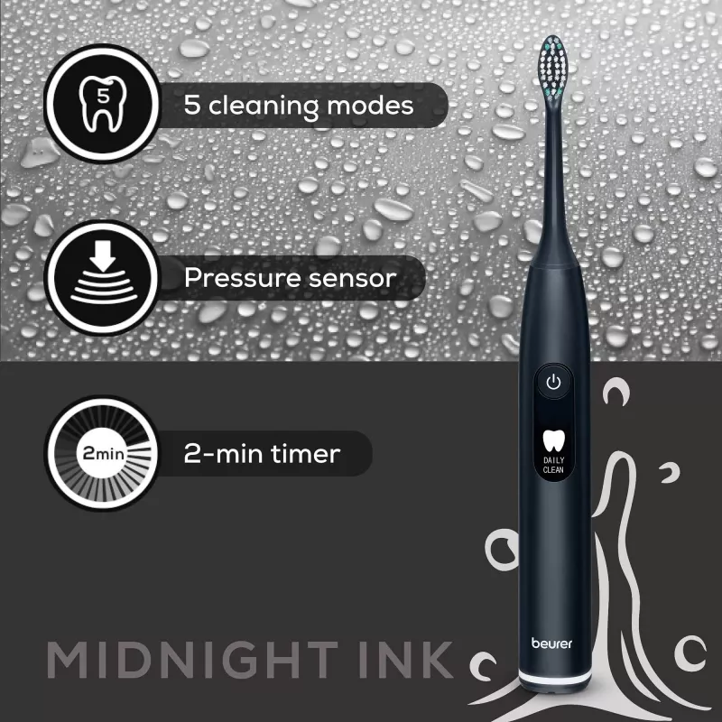 Elektryczna szczoteczka soniczna Beurer Midnight Ink ciemnoniebieska