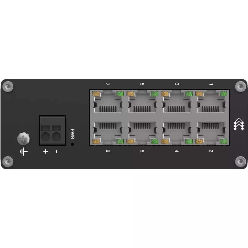 Teltonika TSW, Niezarządzalny 8-portowy przemysłowy przełącznik Ethernet