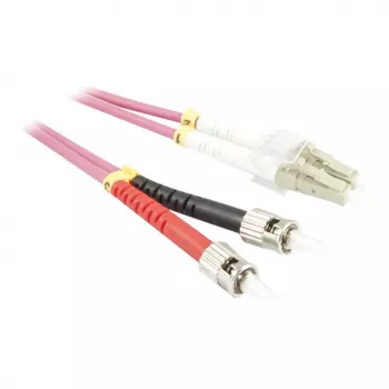 LWL-2-Fiber-Patchk. 1.0mtr.LC-ST - 50/125um - OM4 - AD=3mm - Synergy 21