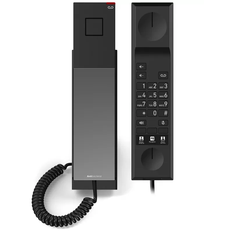 Snom HD300 - Telefon mit Schnur - Gun Metal Black