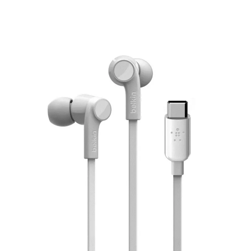 Słuchawki Belkin ROCKSTAR USB Type-C Białe