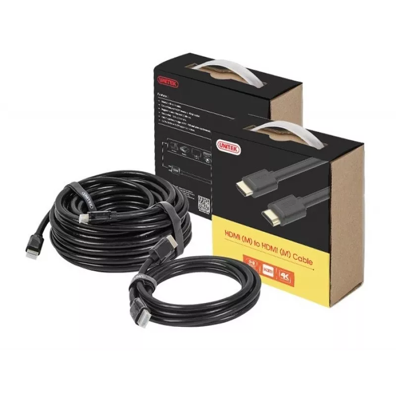 Przewód HDMI UNITEK Y-C137M 1,5 m HDMI Typ A (Standard) Czarny