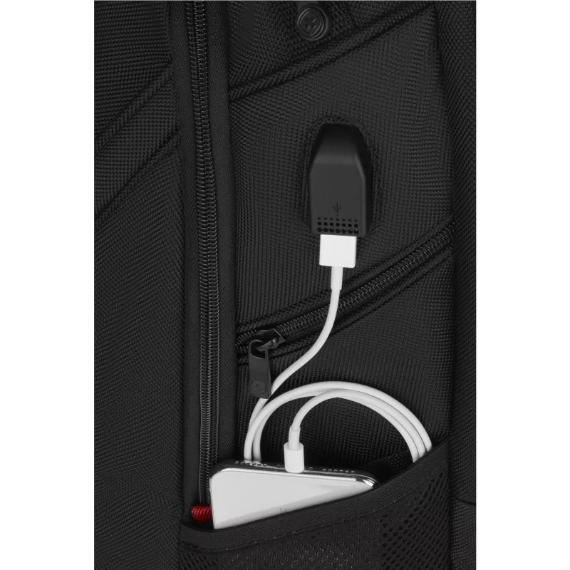 Wenger IBEX Deluxe - plecak na notebooka - 43,2 cm - 35,60 cm (14) - 40,6 cm (16) - czarny (606493)