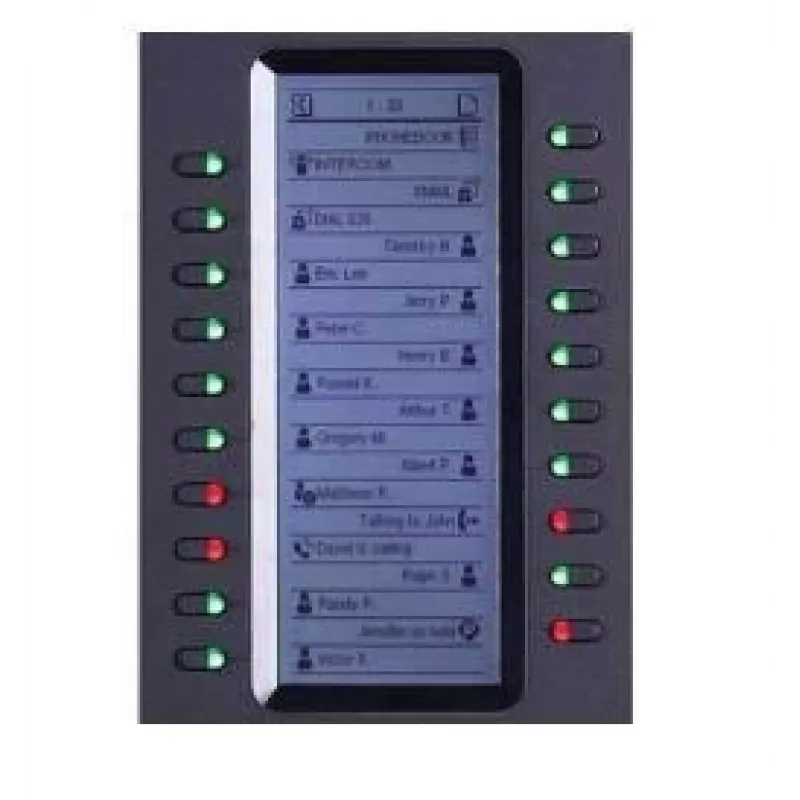 Grandstream Networks GXP2200EXT IP moduł dodatkowy Czarny 20 przycisków