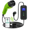 Qoltec Mobilny Ładowarka do EV 2w1 Typ2 | 3,5kW | 230V | Wi-Fi | LCD | Przenośna | Wallbox | 5m