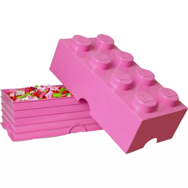 Room Copenhagen Klocki do przechowywania LEGO 8 różowy (różowy)