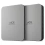 LaCie Mobile Drive Moon 4TB Zewnętrzny Dysk Twardy Przenośny Srebrny USB-C 3.2 PC Mac z Adobe Creative Cloud 3 Lata Usługi Rescue (STLP400040)