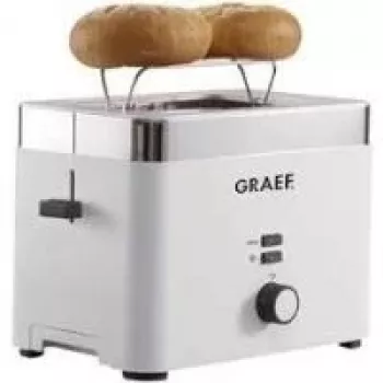 Graef TO 61 - Toster - 2-kromkowy - 2-szczelinowy - Szlachetna Biel
