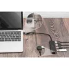 Koncentrator USB, Digitus, DA-70235, 4-portowy, USB 3.2 Gen 1, Typ-A i Typ-C, 12000 Mbit/s