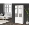 Topeshop SS-90 BIEL LUSTRO bedroom wardrobe/closet 5 shelves 2 drzwi(s) biały