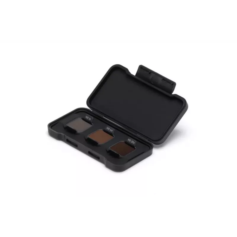 Zestaw filtrów neutralnych szarych DJI Flip ND16 / ND64 / ND256 — zestaw trzech dla kompatybilnych dronów DJI