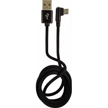 LC-POWER Kabel USB-Micro-1M-2 1m czarny, USB A do Micro-USB (LC-C-USB-MICRO-1M-2)