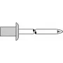 Nit zrywalny GESIPA 4,0×8,0 mm aluminium/stal, opakowanie 500 szt.