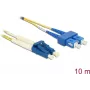 Kabel światłowodowy DeLOCK 84881 LC LC/APC OS2 0,5 m żółty