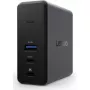 Lenovo X9 Charging GaN Dock Przewodowy USB 3.2 Gen 2 (3.1 Gen 2) Type-C Szary
